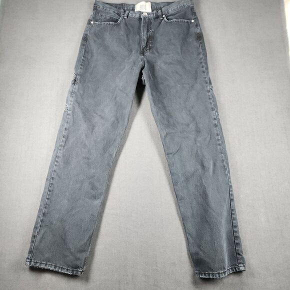 BDG Urban Outfitters Jeans Mens Size 32x32 Straight Black Cotton - Picture 1 of 12
